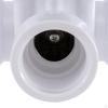 Three Way Diverter Valve Hose Connector with Pipe Clamps Pool Hoses Connection Fittings for