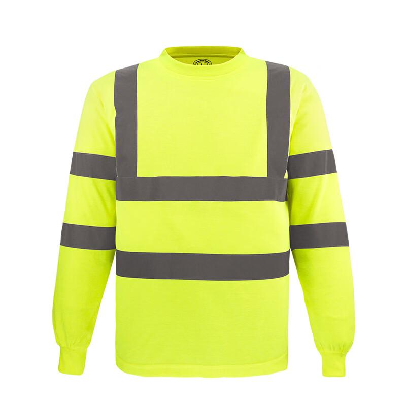 HKY Reflective Long-Sleeve Work T-Shirt S-2XL