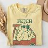 Funny Fetch This Dog Shirt, Retro Middle Finger Dog Tee, Sarcastic Pet Owner Tshirt, Vintage Comfort Colors 1717 Graphic Tee