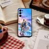 Aesthetic Violet E-Evergarden   Phone Case For Samsung S 25,24,23,22,30,21,10,9,Ultra,Plus,Lite,FE,4,5 G Soft Black Case