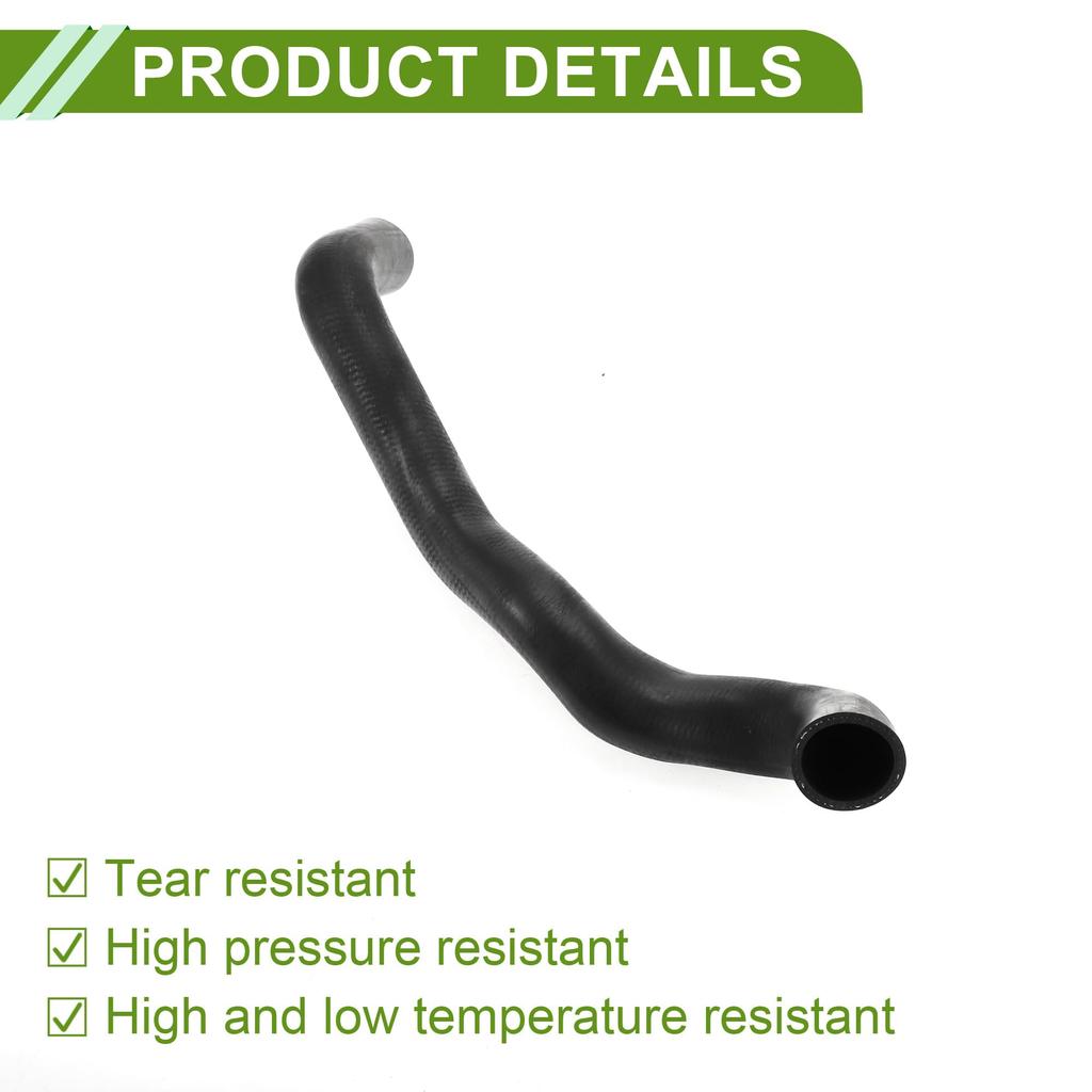 HOPESPANNER Radiator Coolant Hose 1657231270 for Toyota Highlander 3.5L 2008-2013, Good Sealing Black Lower Heater Hose Rubber (1 Piece)