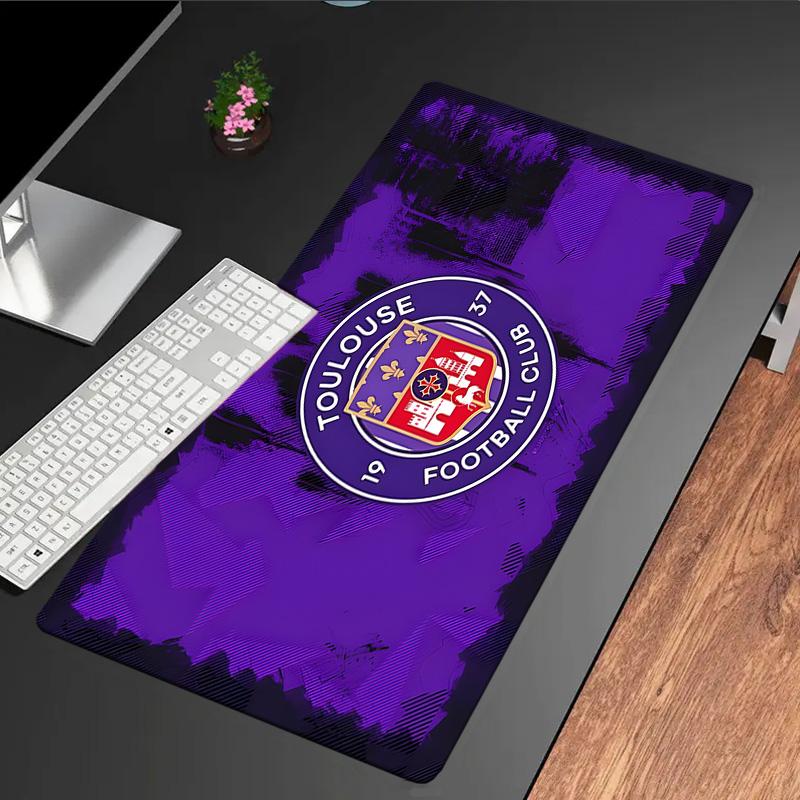 Toul-ouse Crest Design Mouse Pad, Rubber Base, Mouse Pad for Gamers and Office Use, Gaming Desk , Easy To Clean Mat Christmas fan gifts