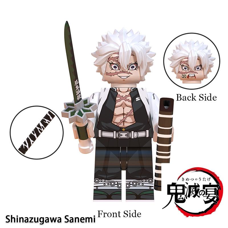 Slayer Assembled Demon Building Blocks Iguro Obanai Kanroji Mitsuri Puzzle Toy