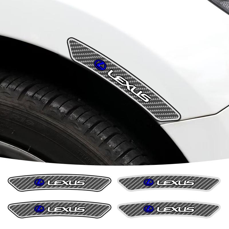 4Pcs Car Wheel Badge Sticker Emblem Decoration For Lexus F SPORT LBX NX RX 350h 450h ES UX 300e GS GX IS LS LX CT LC Accessories