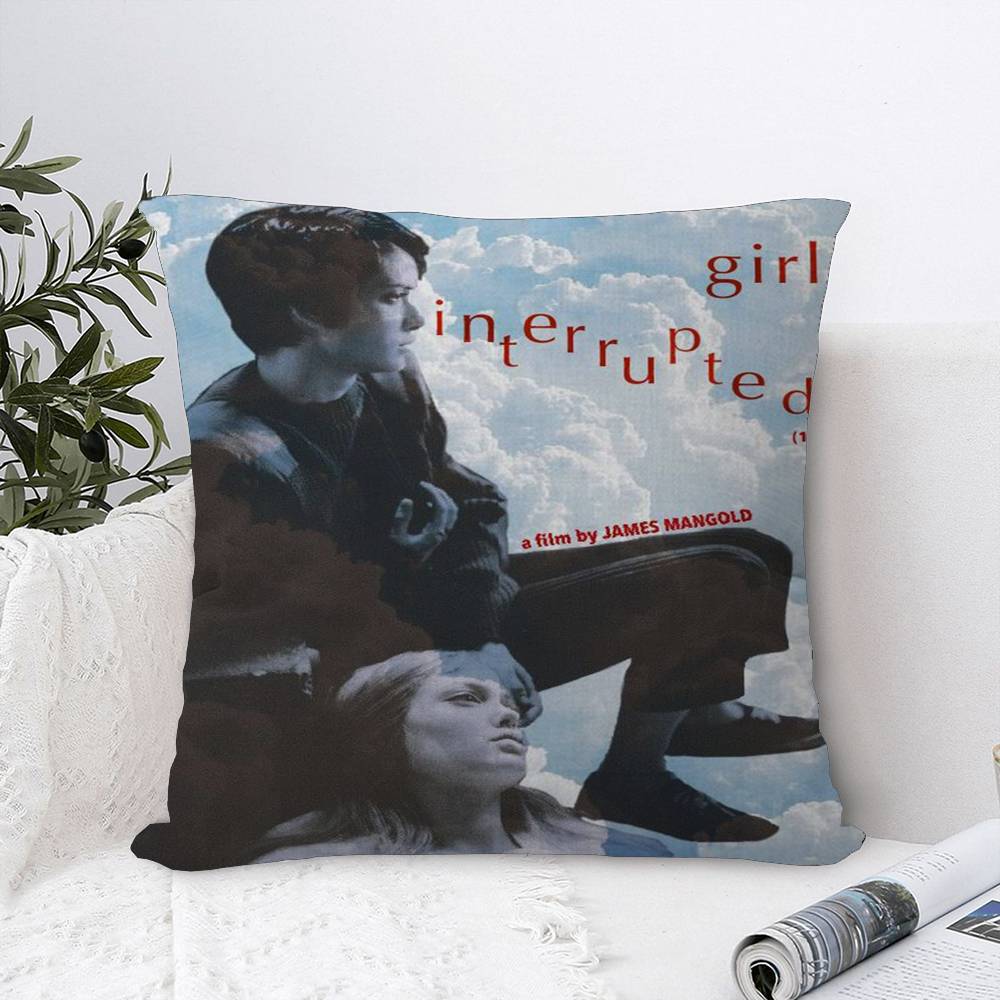 

Girl Interrupted Movie Pillowcase toon Gift Cushion Cover Bedroom Home Sofa Chair Seat Decor pillow case 12x12Inch