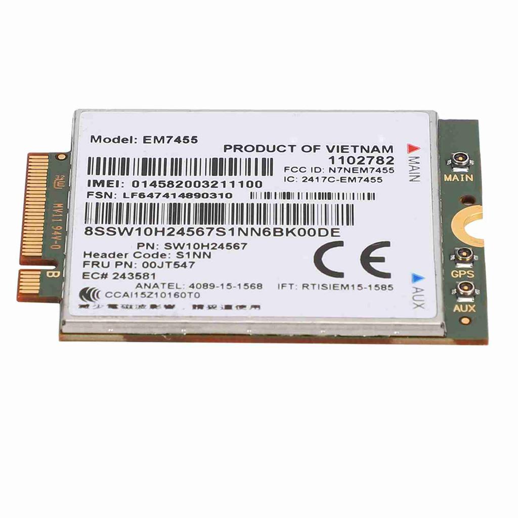 EM7455 Wireless 4G LTE Module Network Card 50 Mbps Fits for Lenovo ThinkPad