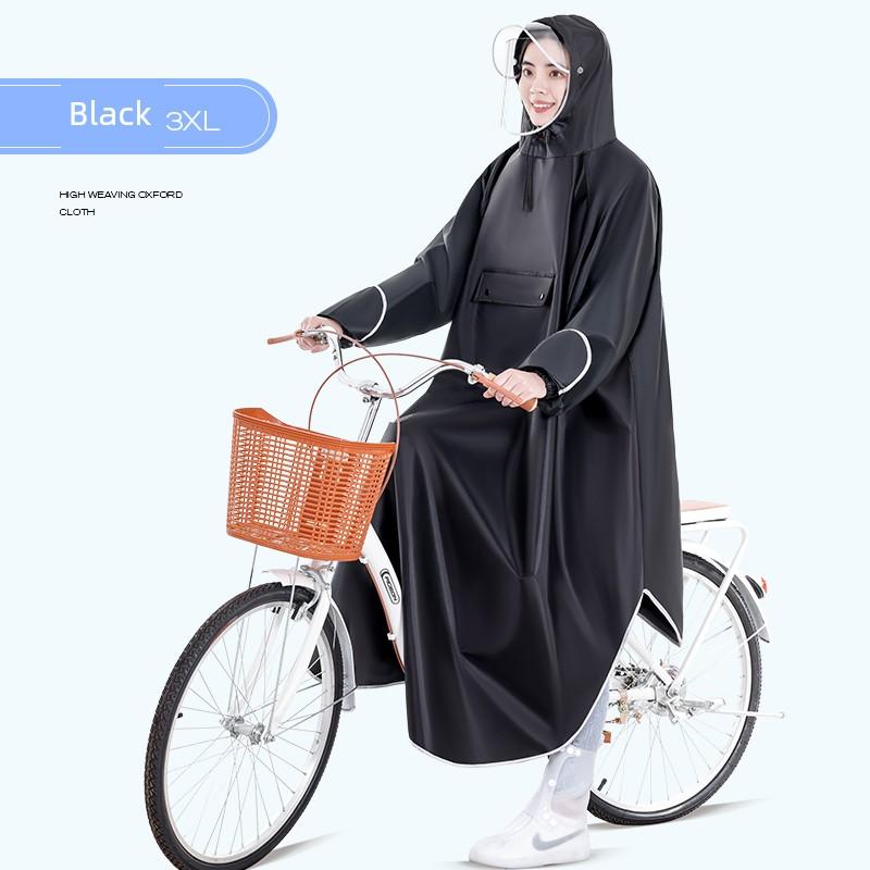Bicycle Raincoat Adult Women's Student Only Cycling Electric Bicycle Long Full Body Rainproof Poncho