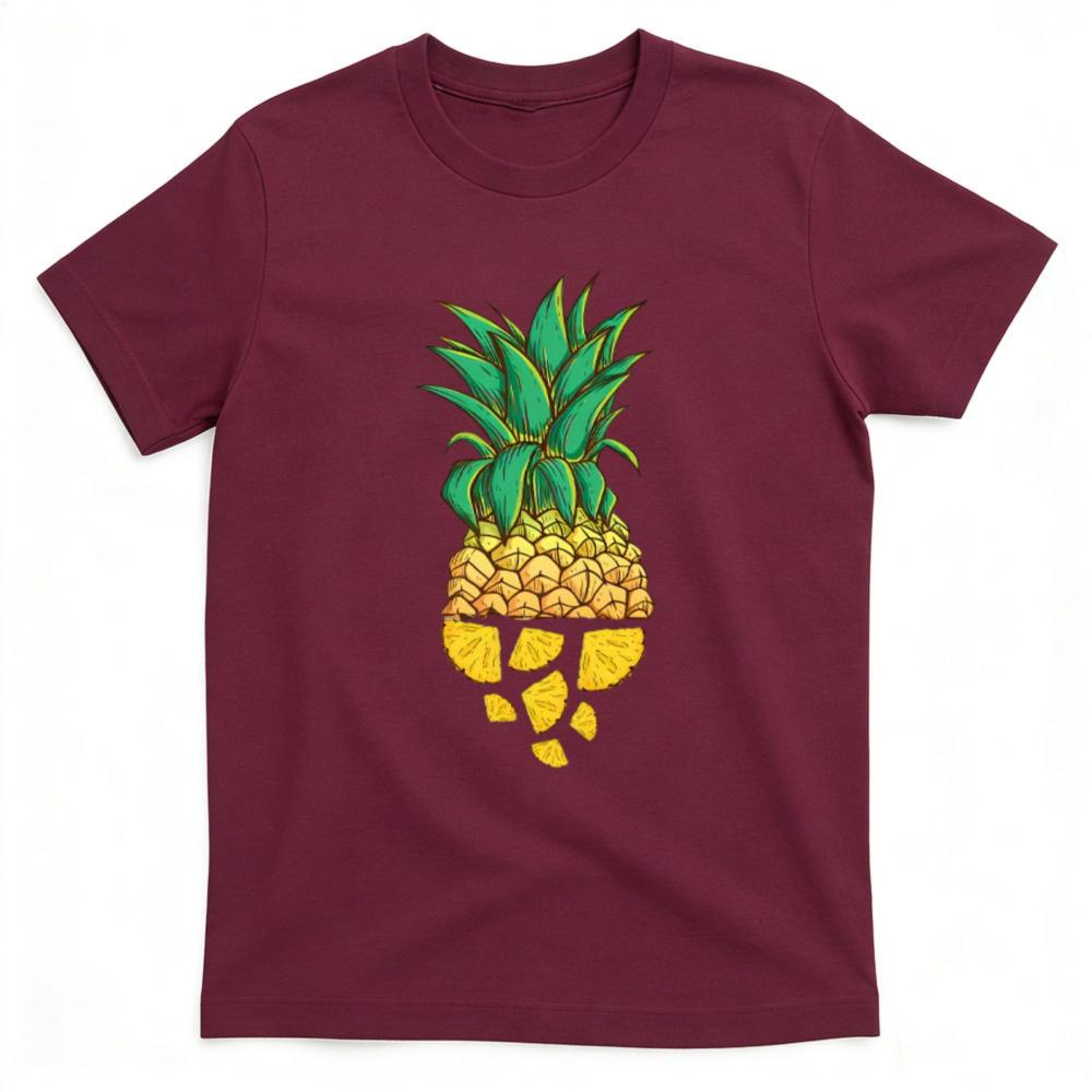 Printed T Shirt Fruit Club Clothes Pineapple Enthusiasts T Shirt Men Tops Trending Y2K Oversized Tops