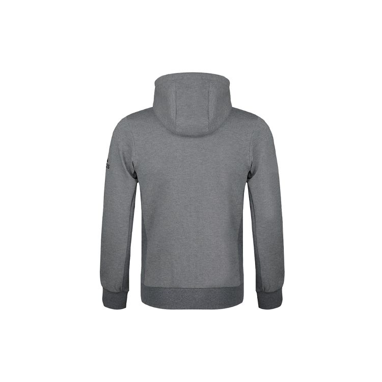 Adidas Double Knit Hoodie Jacket Men Tops Grey DW4594