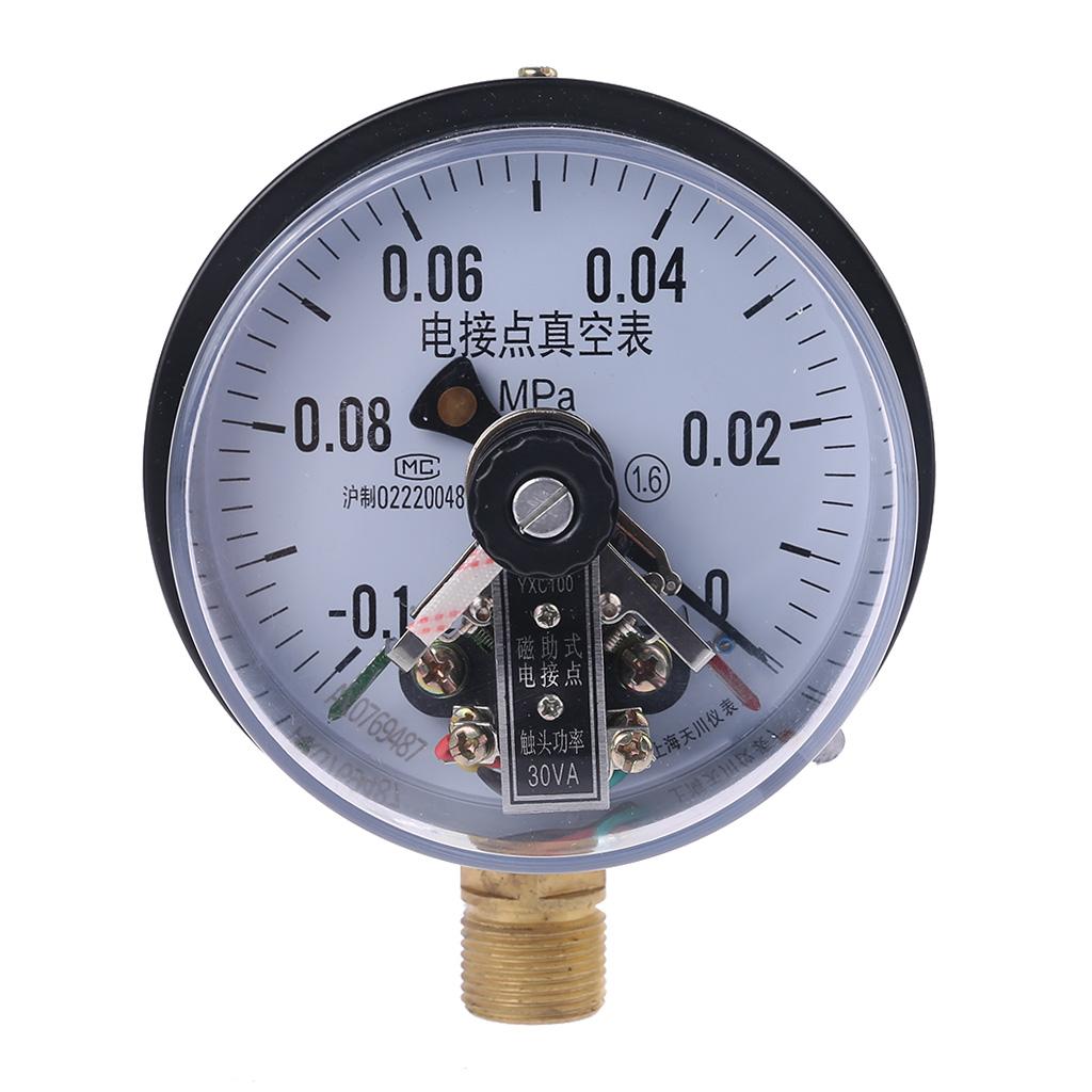 Professional 30VA Magnetic-assisted Electric Contact Pressure Gauge Control Water Pump Switch Vacuum 0-1.6mpa 40mpa