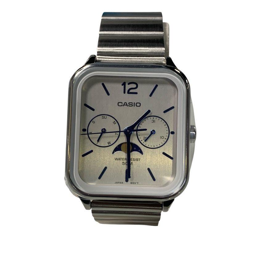 Used 4236 CASIO Collection STANDARD Casio Collection Standard Unused Stored Item Moon Face Quartz