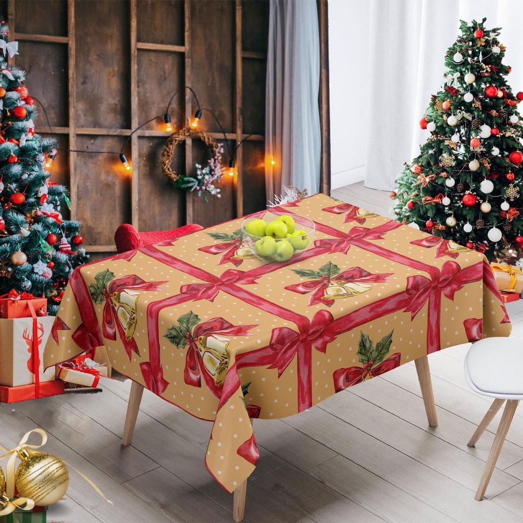 Christmas Tablecloth Amazon Home Holiday Table Coffee Table Restaurant Tablecloth Atmosphere Decoration