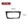 Kolfiber Interiör Bil Strålkastare Strömbrytare Knapp Ram Klistermärke Skydd Trim Dekal För BMW 3 4-serien 3GT F30 F31 F32 F34 13-18