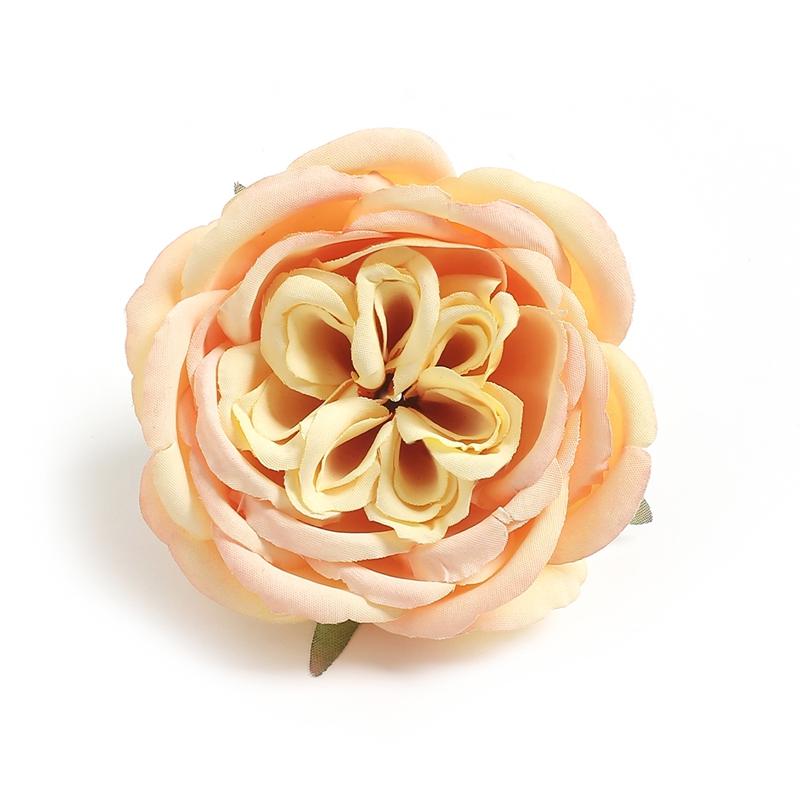 1/2/5Pcs Silk Retro Rose Heads Artificial Flower Decor Wedding Bridal Hairdress Home Party Decoration Fake Flower Wall Accessory