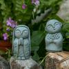 Statue Miniature Durable Exquise Mignonne Petite Figurine de Moines Ornement de Jardin Zen Fait Main Décor d'Aquarium