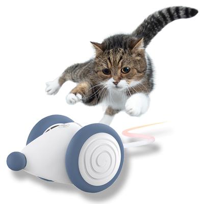 Nekogakudo Cat Moving Wicked Solo USB Prank Authorized Japanese Distributor Toy, Mouse, Mouse, Play, Charging, Cat's Friend, (Blue)