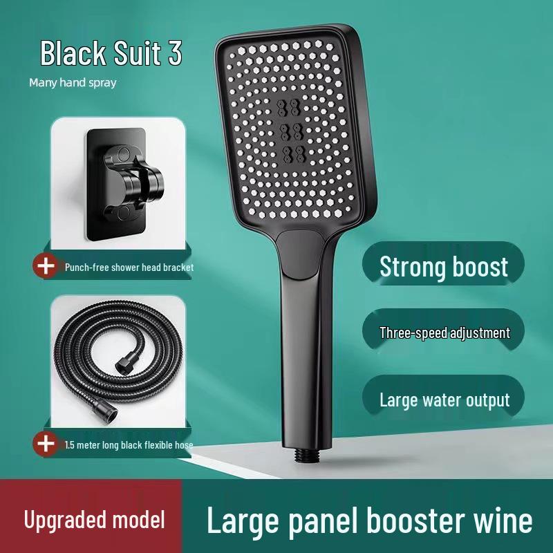 Quadratischer Hochdruck-Regenduschkopf: Verbesserter Wasserdurchfluss für luxuriöses Baden