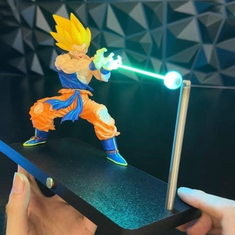 Goku Model Desktop Night Light Peripheral Toys Kamehameha Model Children S Birthday Gift Boy Christmas Gift DP2660-