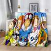 Cartoon Digimon Adventure Monster Soft Plush Blanket,Flannel Blanket Throw Blanket for Living Room Bedroom Bed Sofa Cover Child
