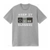 Men S Keep It Classic T Shirt Black 2X Large vintage Washed Comfortable streetwear Stylish graphic Stretched homme Breathable