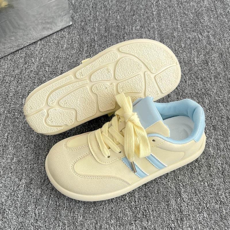 Mango head female new student sports versatile ugly cute big head shoes with skirt little white shoes