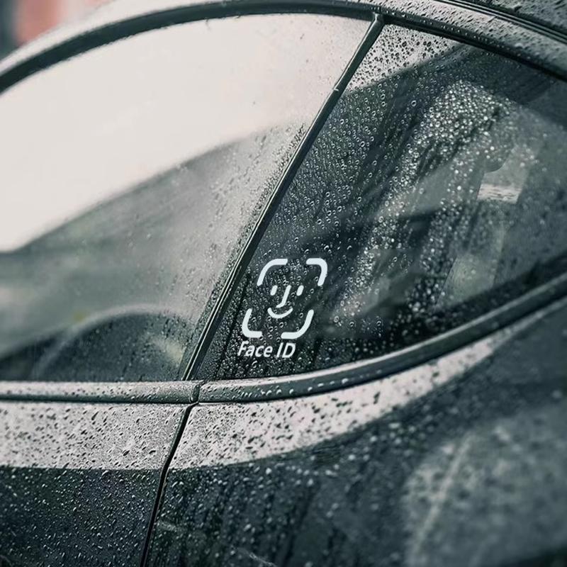 FACE ID decal,creative&funny stickers, Car funny accessories,for car truck&laptop!For a Unique and Look!