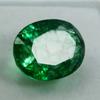 8 Ct Green Emerald CERTIFIED Natural Colombian Oval Cut Loose Gemstone Ring Size