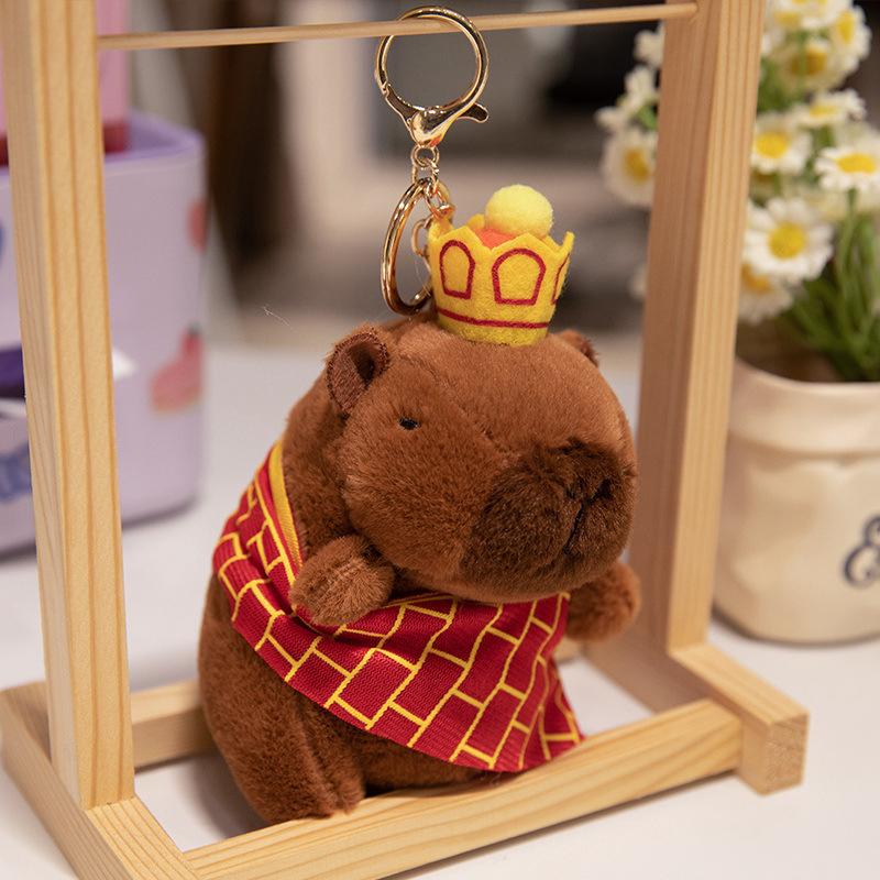 Boutique Barcelona Bear Doll Pendant Ginger Dessert Pendant Plush Toy Snack Bag Pendant Keychain