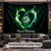 Wall Hanging Tapestry Custom NameWerder Bremen FC Pattern Personalized Printed Fabric Wall Decor