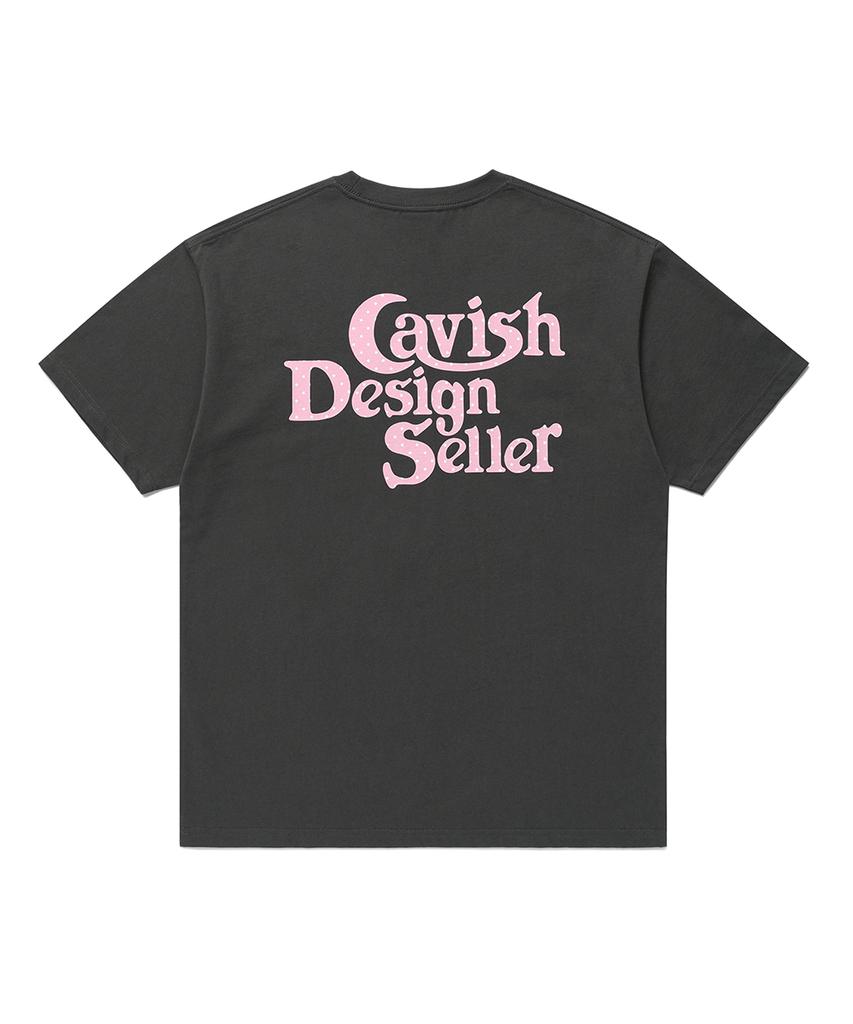 CAVISH Star Seller Logo Ss Tee Charcoal(Cv2Gmut527A)