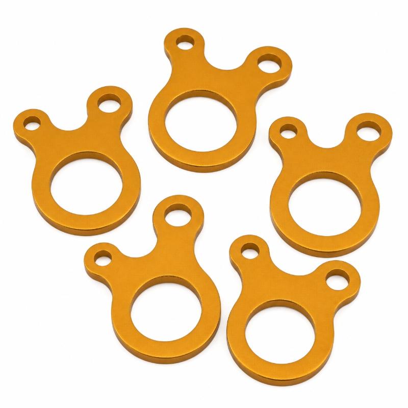 5Pcs Tent Rope Buckles 3 Hole Camping Tent Wind Rope Buckle Aluminium Alloy Tensioner Tent Cord Rope Fastener Tighten Hook