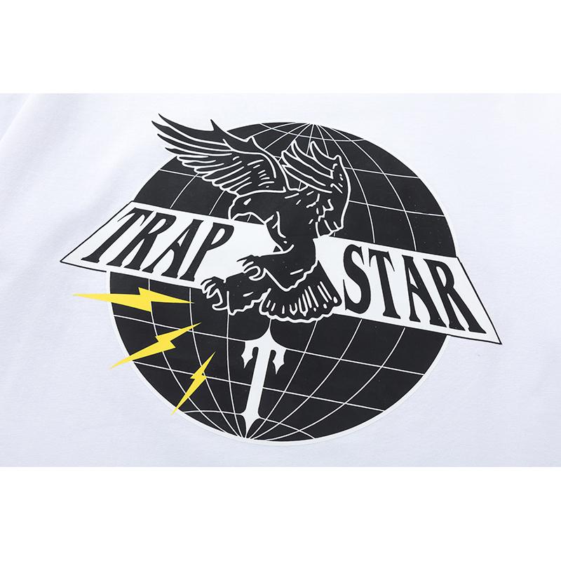 710 Trapstar London 2025 Sommer Neu Hochwertige Baumwolle Rundhals Locker Übergröße Herren- und Damen-T-Shirt Paar-T-Shirt