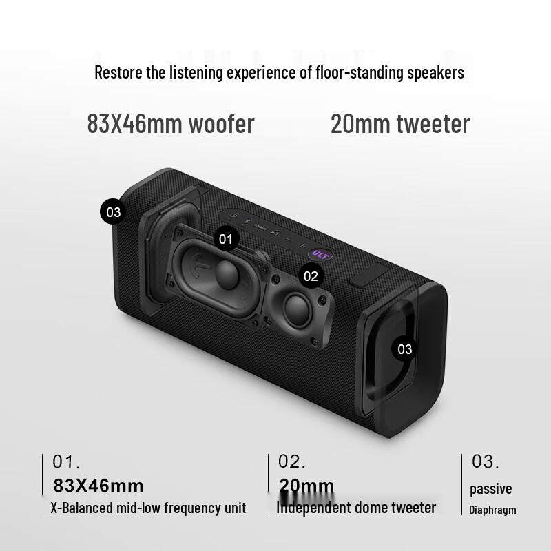 Sony Boxă Bluetooth Portabilă ULT FIELD 3 priză CN (adaptor inclus) (Versiunea CN)