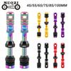 Aluminum Alloy Presta Valve Kit 45mm Length Bicycle Air Nozzle Tubeless Presta Valve Stem  MTB Bike