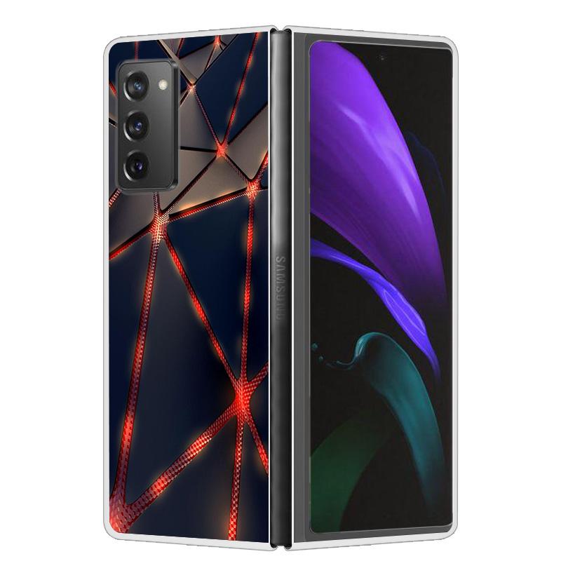 For Samsung Galaxy Z Fold2 Fold4 Fold5 Case Shockproof Hard Plastic PC Back Cover For Samsung Galaxy Z Fold 3 5 4 5G Phone Cases