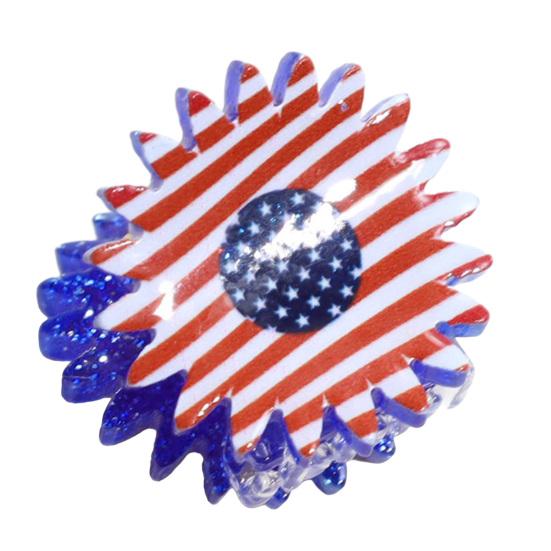

Hair Claw Red White Blue Star Design Mini Hair Clip Independence Day Small Hair Clip Party Gatherings Patriotic Hair Accessory P