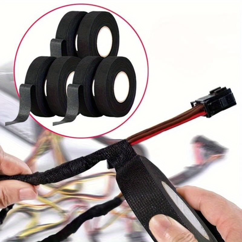 5pcs Self-Adhesive Flannel Electrical Tape - High Temperature,  Waterproof, Soundproofing, Noise Reduction,Bonsai flower tape