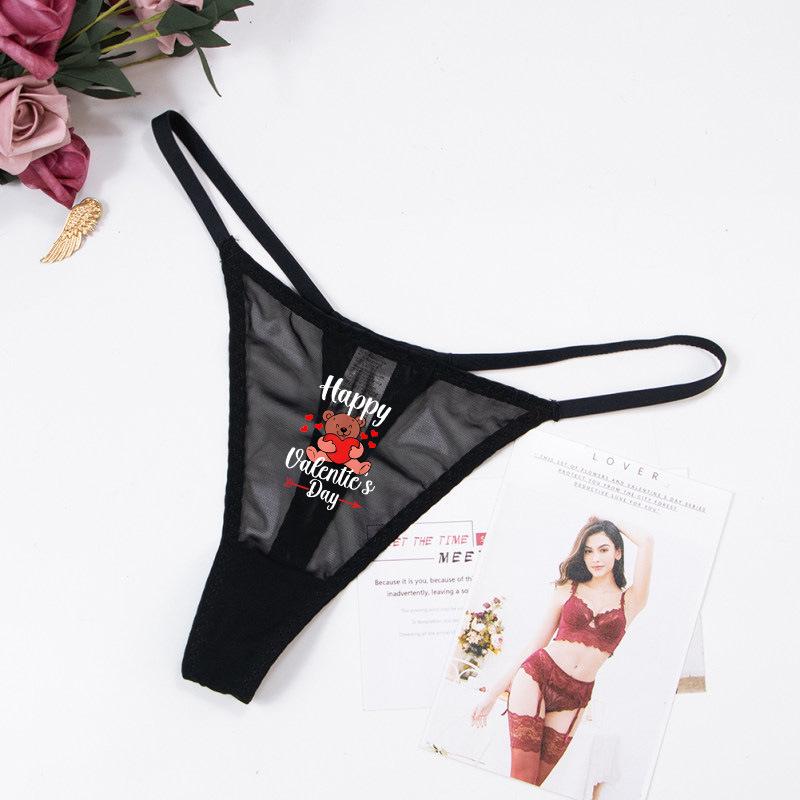 Varsbaby Sheer Mesh Thong: Sexy Low-Waist, Transparent, T-Strap Women's Underwear