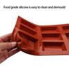 9 dutinová flexibilní forma na pečení Obdélníková forma na pečení DIY Silikonové formy na sladkosti pro dorty Čokoládu Mýdlo