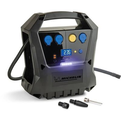 Compressor sem fio - MICHELIN - Bateria 12V 7,2Ah 2100mA - carro até 3,45 bar bicicleta até 6,90 bar.
