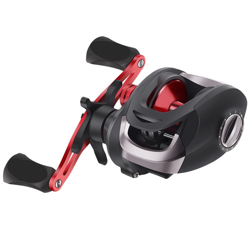 Haoton Lure Baitcasting Anti-Backlash Long Cast Blackfish Reel HD