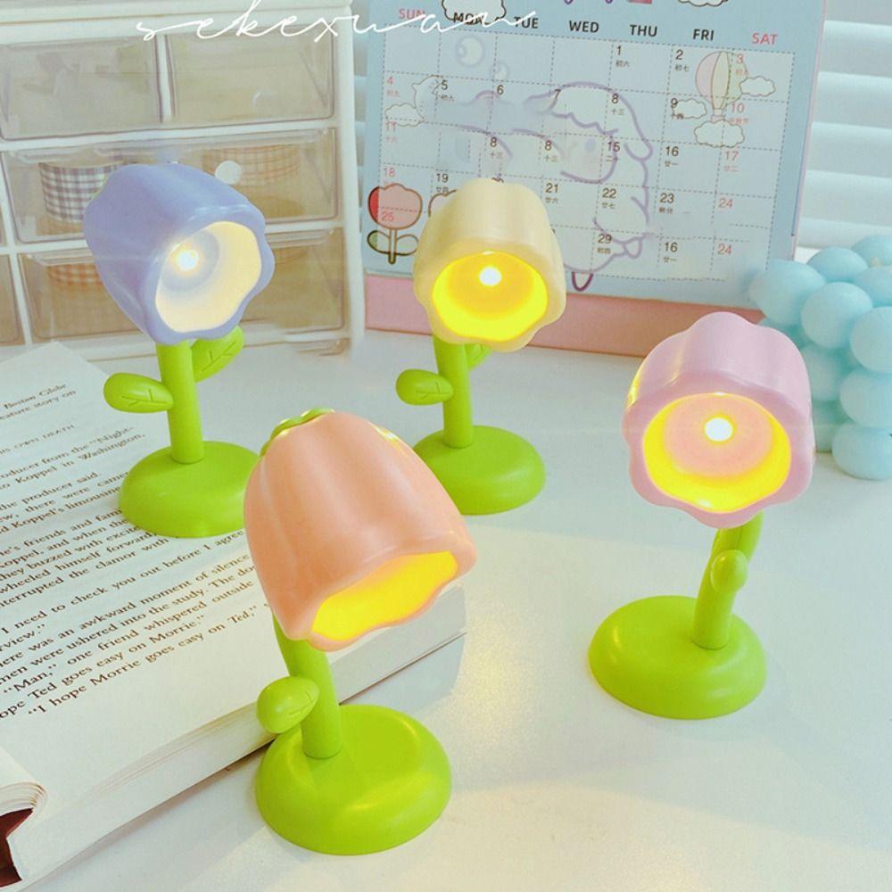 

Милый мини светодиодный цветок ночник подарок на день рождения лампа окружающего света модная детская игрушка