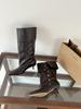 New two-wear folded and thin medium boots