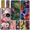 Coque de téléphone Fleurs Plantes Abstraites pour Samsung Galaxy A55 A35 A15 A14 A13 A25 A54 A51 A71 A72 A73 A32 A52 A41 5G Coque Souple en TPU