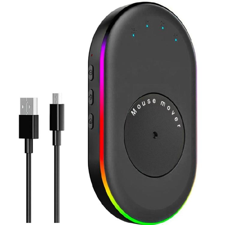 

Undetectable Mouse Jigglers Simulate Mouse Movers Wireless Mouse for Computer Awakening for Keeps PC Active чорний