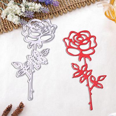 Růže Květ Vyřezávání větví Kovové šablony Kovové Scrapbooking Album