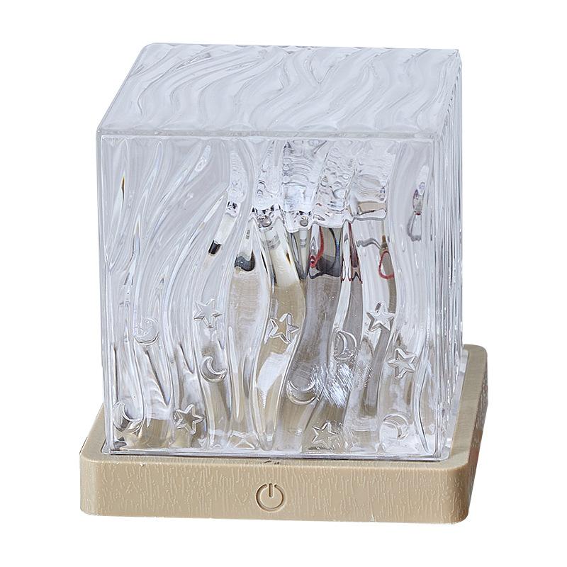 

Динамический проектор Aurora Northern Lights Water Ripple Night Light 16 цветов Flame Crystal Lamp для гостиной, кабинета, спальни Atmosphere lights