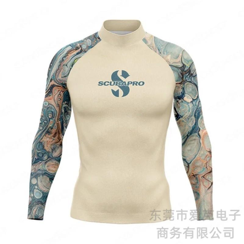 SCUBA Diving Suit Men's Surfing Snorkeling Long-sleeved Sunblock Jellyfish Sports Swimming