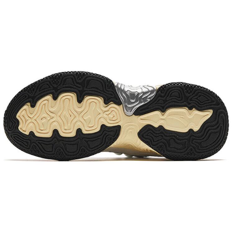 New Anta Shock Absorbers Slip Resistant Low Top Chunky Sneakers Women's Silver White Gray 122428855-1