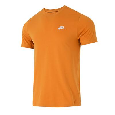 SS25 Fashion Comfortable Breathable Loose Short Sleeve T-Shirt Men Tops Orange AR4999-815